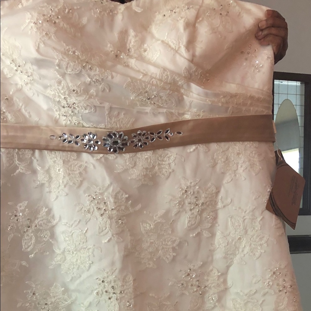 Formal Gown short in front, long in back. 26w